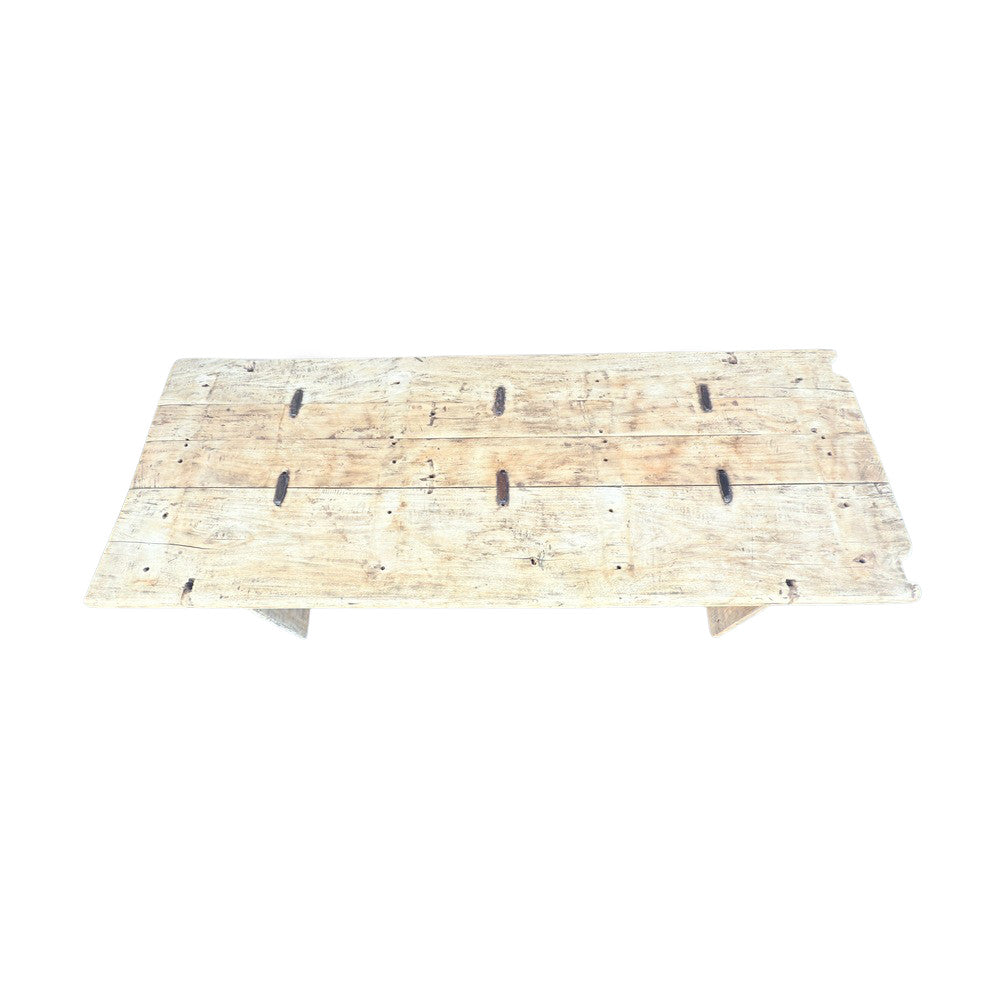 Vintage Indian Wooden Door Dining Table - Berbere Imports