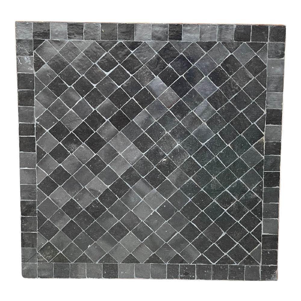 Moroccan Ceramic Tile Top - Square - Berbere Imports