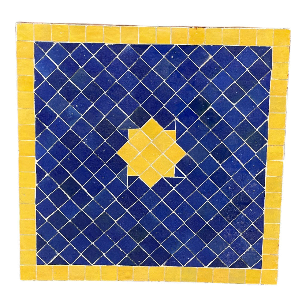 Moroccan Ceramic Tile Top - Square - Berbere Imports