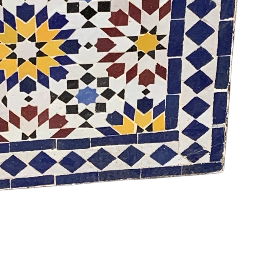 Moroccan Ceramic Tile Top - Rectangle - Berbere Imports