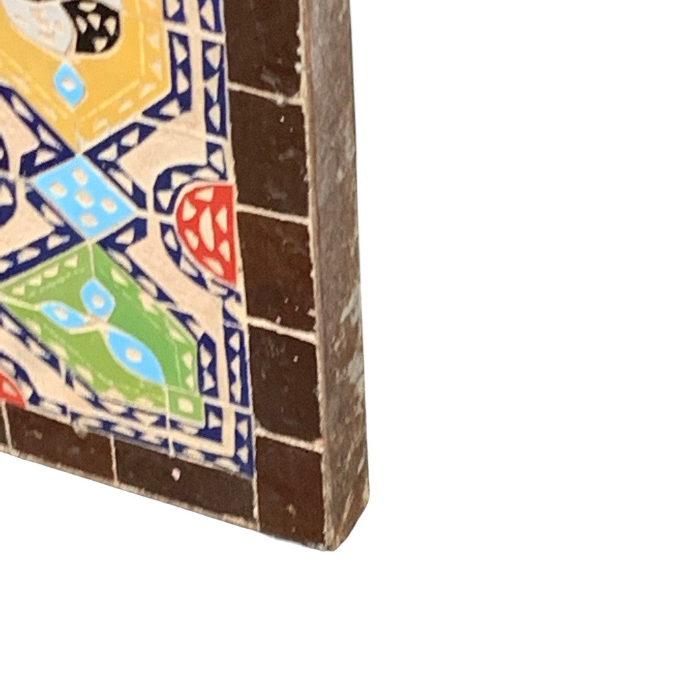 Moroccan Ceramic Tile Top - Rectangle - Berbere Imports