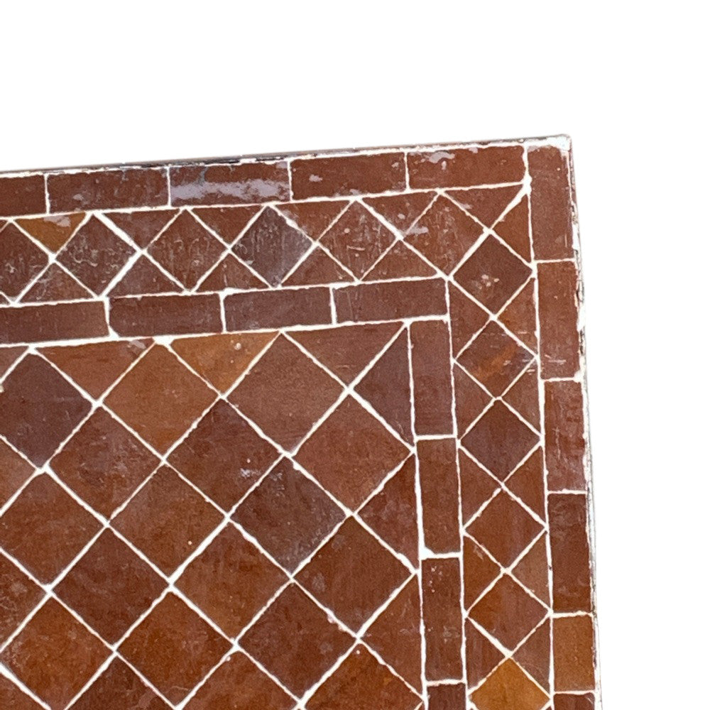 Moroccan Ceramic Tile Top - Rectangle - Berbere Imports