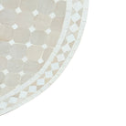 Round Moroccan Ceramic Tile Top - Berbere Imports