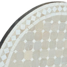 Round Moroccan Ceramic Tile Top - Berbere Imports