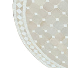 Round Moroccan Ceramic Tile Top - Berbere Imports