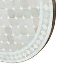 Round Moroccan Ceramic Tile Top - Berbere Imports