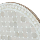 Round Moroccan Ceramic Tile Top - Berbere Imports