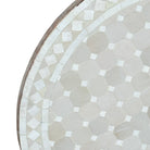 Round Moroccan Ceramic Tile Top - Berbere Imports