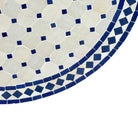 Round Moroccan Ceramic Tile Top - Berbere Imports