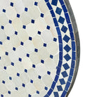 Round Moroccan Ceramic Tile Top - Berbere Imports