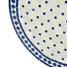 Round Moroccan Ceramic Tile Top - Berbere Imports