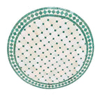 Round Moroccan Ceramic Tile Top - Berbere Imports