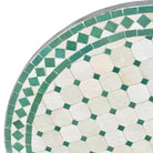 Round Moroccan Ceramic Tile Top - Berbere Imports