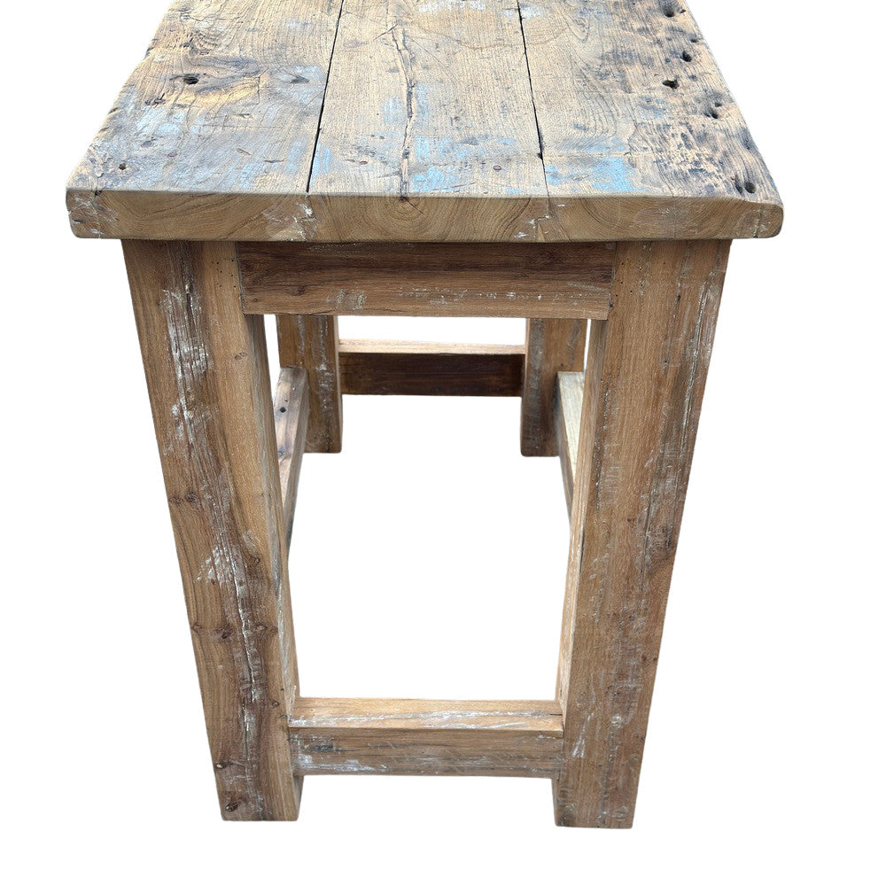 Vintage Indian Reclaimed Wood Table - Berbere Imports