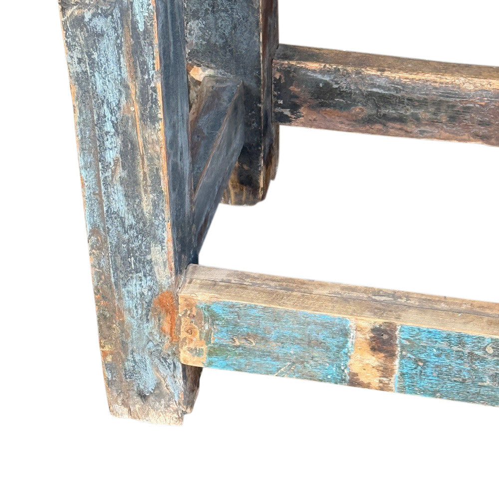 Vintage Indian Reclaimed Wood Table - Berbere Imports