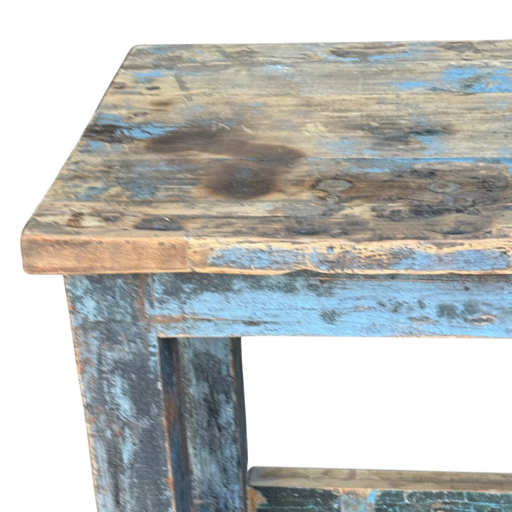 Vintage Indian Reclaimed Wood Table - Berbere Imports