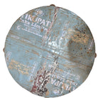 Vintage Indian Metal Drum Coffee Table - Berbere Imports
