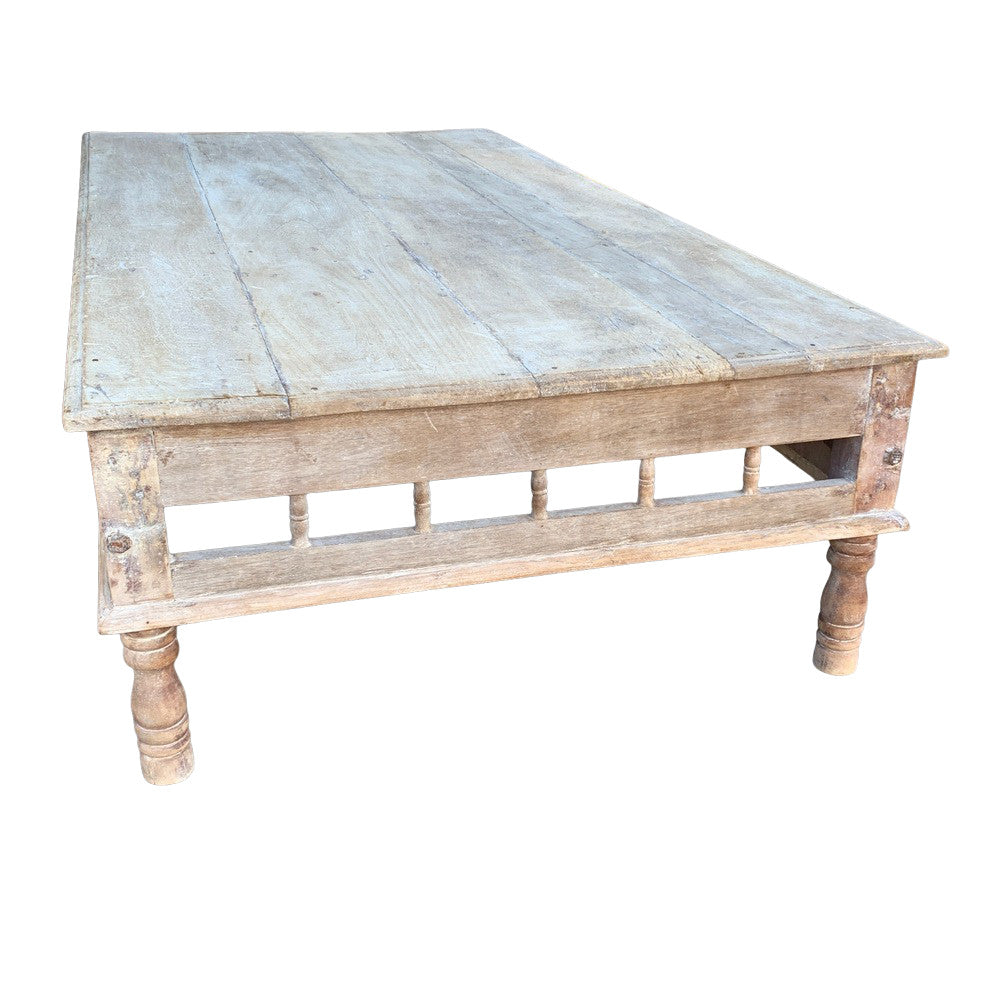 Vintage Wooden Coffee Table - Berbere Imports