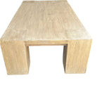 Chinese Elmwood Coffee Table With Chunky Legs - Berbere Imports