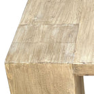 Chinese Elmwood Coffee Table With Chunky Legs - Berbere Imports