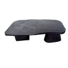 Indonesian Charred Wood Bench - Berbere Imports