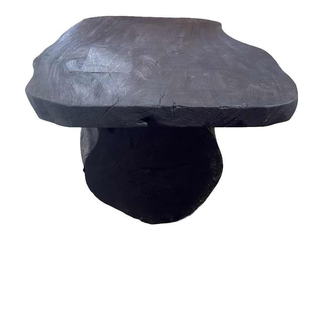 Indonesian Charred Wood Bench - Berbere Imports