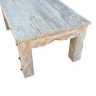 Vintage Indian Carved Wooden Coffee Table No. 177-02 – 17.5" H, view 2 of 7