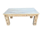 Vintage Indian Carved Wooden Coffee Table - Berbere Imports