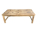 Vintage Indian Carved Wooden Coffee Table - Berbere Imports