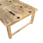 Vintage Indian Carved Wooden Coffee Table - Berbere Imports