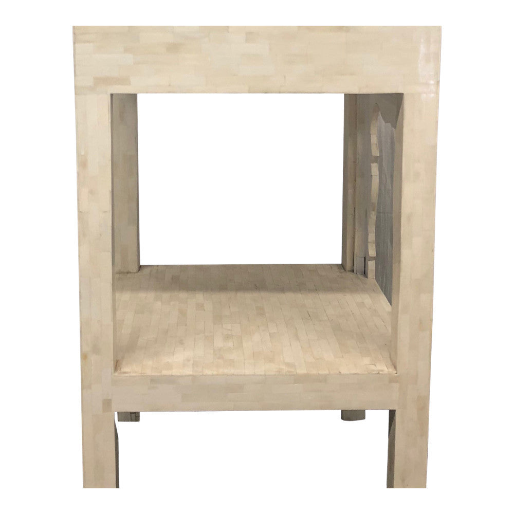 Indian Bone Fitted Side Table - Berbere Imports