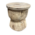 Round Wooden Side Table - Berbere Imports