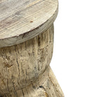Round Wooden Side Table - Berbere Imports
