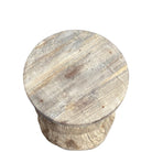 Round Wooden Side Table - Berbere Imports