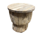 Round Wooden Side Table - Berbere Imports