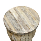 Round Wooden Side Table - Berbere Imports