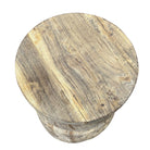 Round Wooden Side Table - Berbere Imports