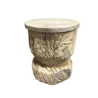 Round Wooden Side Table - Berbere Imports