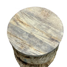 Round Wooden Side Table - Berbere Imports