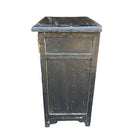 Black 1-Drawer 2-Door Wooden Side Table - Berbere Imports