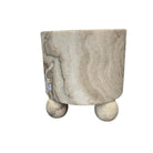 Onyx Side Table With Ball Feet - Berbere Imports