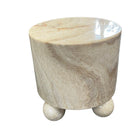 Onyx Side Table With Ball Feet - Berbere Imports