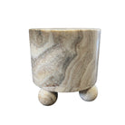 Onyx Side Table With Ball Feet - Berbere Imports