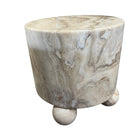 Onyx Side Table With Ball Feet - Berbere Imports