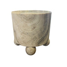 Onyx Side Table With Ball Feet - Berbere Imports