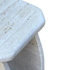 Travertine Side Table - Berbere Imports