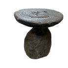 Indonesian Charred Wood Side Table - Berbere Imports