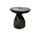 Indonesian Charred Wood Side Table - Berbere Imports