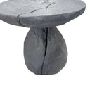Indonesian Charred Wood Side Table - Berbere Imports