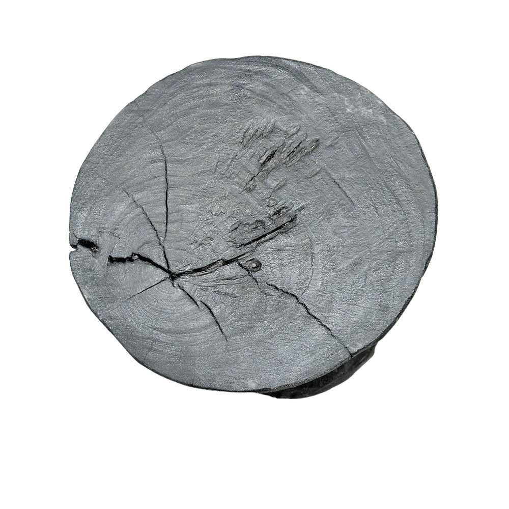 Indonesian Charred Wood Side Table - Berbere Imports